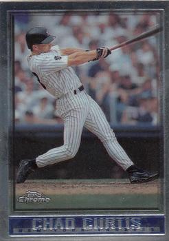 1998 Topps Chrome #406 Chad Curtis Front