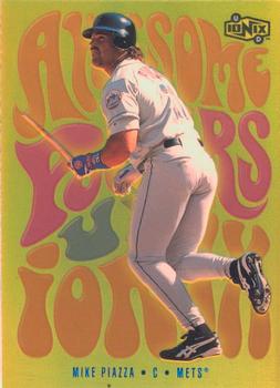 2000 UD Ionix - Awesome Powers #AP2 Mike Piazza  Front