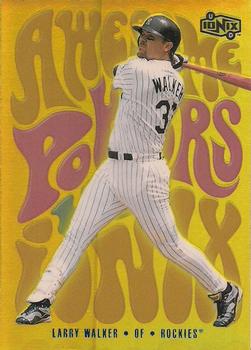 2000 UD Ionix - Awesome Powers #AP9 Larry Walker  Front