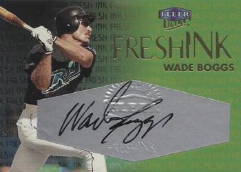 2000 Ultra - Fresh Ink #NNO Wade Boggs Front