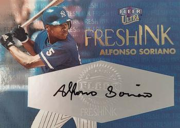 2000 Ultra - Fresh Ink #NNO Alfonso Soriano Front