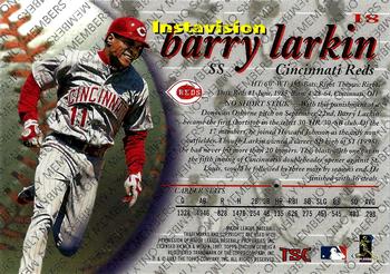 1997 Stadium Club - Instavision Members Only #I8 Barry Larkin Back