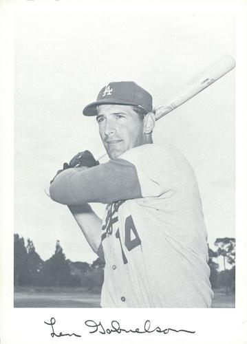 1969 Danny Goodman Los Angeles Dodgers Set D #NNO Len Gabrielson Front