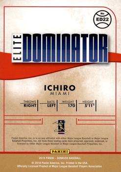 2016 Donruss - Elite Dominators #ED22 Ichiro Back