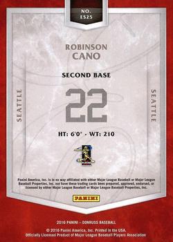 2016 Donruss - Elite Series #ES25 Robinson Cano Back