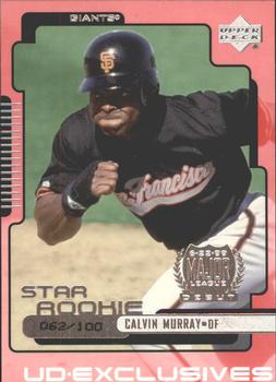 2000 Upper Deck - UD Exclusives Silver #25 Calvin Murray Front