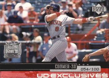 2000 Upper Deck - UD Exclusives Silver #157 Ron Coomer  Front