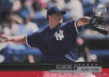 2000 Upper Deck - UD Exclusives Silver #443 Roger Clemens  Front