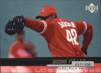 2000 Upper Deck - UD Exclusives Silver #464 Mike Jackson  Front