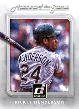 2016 Donruss - Masters of the Game #MG-1 Rickey Henderson Front
