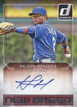 2016 Donruss - New Breed Autographs #NB-DH Dilson Herrera Front