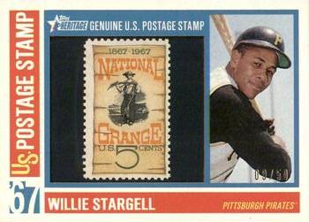 2016 Topps Heritage - 1967 U.S. Postage Stamp Relics #67USPSR-WS Willie Stargell Front