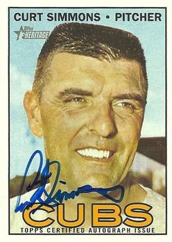 2016 Topps Heritage - Real One Autographs #ROA-CS Curt Simmons Front