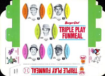 1977 Burger Chef Fun Meal Discs - Triple Play Funmeal Tray #NNO Cincinnati Reds Front
