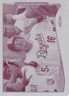 2014 Topps Mini - Printing Plates Magenta #255 Billy Butler Front
