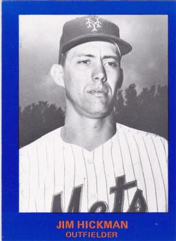 1982 Galasso 20 Years of New York Mets #7 Jim Hickman Front