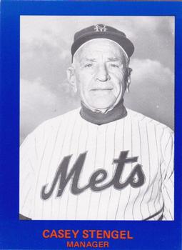 1982 Galasso 20 Years of New York Mets #26 Casey Stengel Front