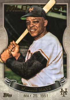 2016 Topps - MLB Debut Gold (Series 1) #MLBD-22 Willie Mays Front