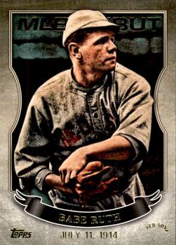 2016 Topps - MLB Debut Gold (Series 1) #MLBD-32 Babe Ruth Front