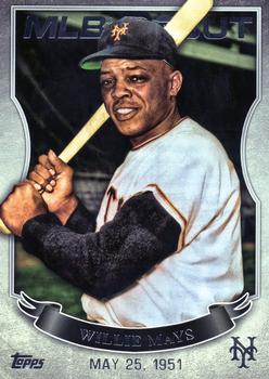 2016 Topps - MLB Debut Silver (Series 1) #MLBD-22 Willie Mays Front