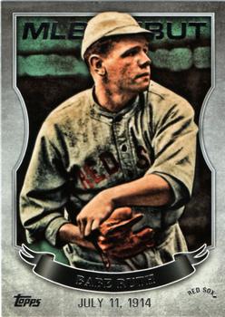 2016 Topps - MLB Debut Silver (Series 1) #MLBD-32 Babe Ruth Front