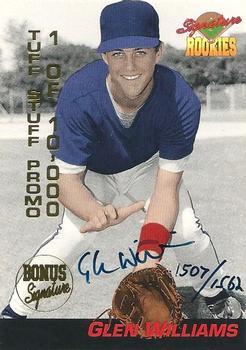 1994 Signature Rookies - Bonus Draft Picks Signatures #P5 Glenn Williams Front