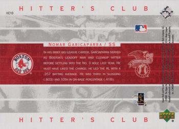 2000 Upper Deck Hitter's Club - Hitter's Club Inserts #HC10 Nomar Garciaparra  Back
