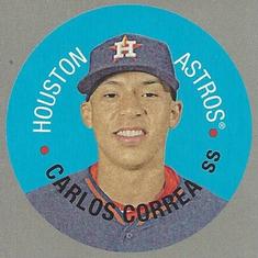 2016 Topps Heritage - 1967 Discs #67TDC-CC Carlos Correa Front