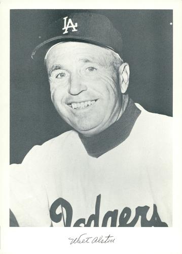 1971 Danny Goodman Los Angeles Dodgers Set F #NNO Walt Alston Front