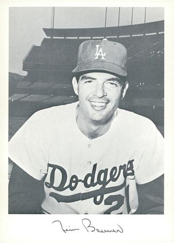 1971 Danny Goodman Los Angeles Dodgers Set F #NNO Jim Brewer Front