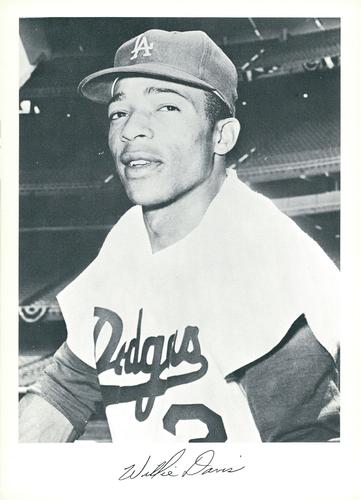 1971 Danny Goodman Los Angeles Dodgers Set F #NNO Willie Davis Front