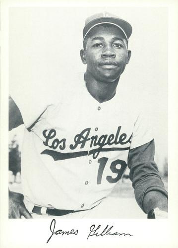 1971 Danny Goodman Los Angeles Dodgers Set F #NNO James Gilliam Front