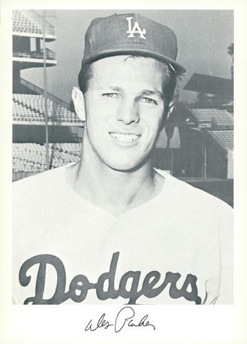 1971 Danny Goodman Los Angeles Dodgers Set F #NNO Wes Parker Front