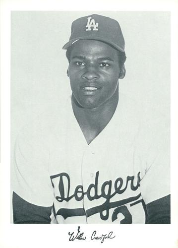 1972 Danny Goodman Los Angeles Dodgers Set C #NNO Willie Crawford Front