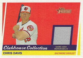 2016 Topps Heritage - Clubhouse Collection Relics #CCR-CD Chris Davis Front