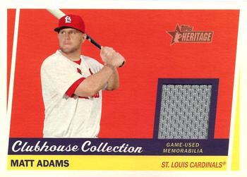 2016 Topps Heritage - Clubhouse Collection Relics #CCR-MA Matt Adams Front