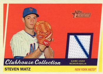 2016 Topps Heritage - Clubhouse Collection Relics #CCR-SMAT Steven Matz Front