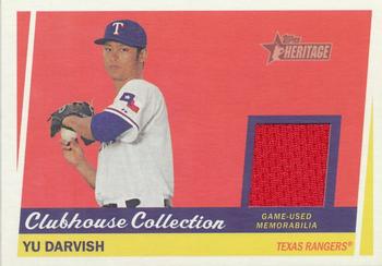 2016 Topps Heritage - Clubhouse Collection Relics #CCR-YD Yu Darvish Front