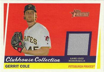 2016 Topps Heritage - Clubhouse Collection Relics #CCR-GC Gerrit Cole Front