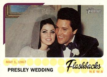 2016 Topps Heritage - News Flashbacks #NF-PW Presley Wedding Front