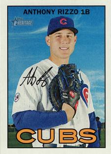 2016 Topps Heritage - Mini #444 Anthony Rizzo Front