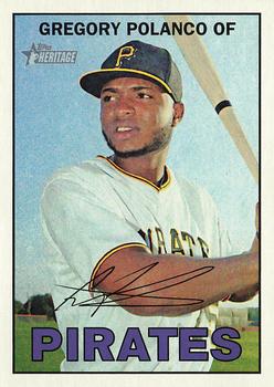 2016 Topps Heritage - Gum Stain #10 Gregory Polanco Front