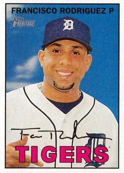 2016 Topps Heritage - Gum Stain #11 Francisco Rodriguez Front