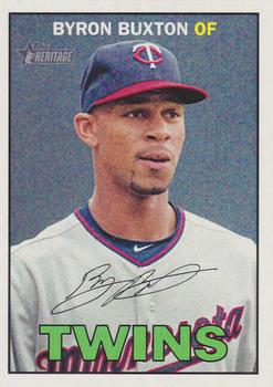 2016 Topps Heritage - Gum Stain #50 Byron Buxton Front