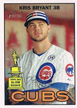 2016 Topps Heritage - Gum Stain #70 Kris Bryant Front