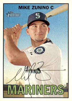 2016 Topps Heritage - Gum Stain #223 Mike Zunino Front