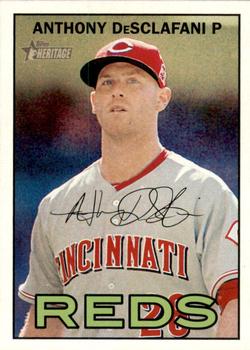 2016 Topps Heritage - Gum Stain #281 Anthony DeSclafani Front