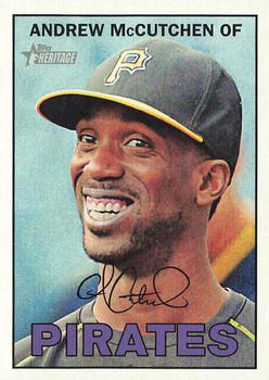 2016 Topps Heritage - Gum Stain #400 Andrew McCutchen Front