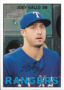 2016 Topps Heritage - Gum Stain #488 Joey Gallo Front