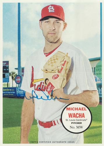 2016 Topps Heritage - 1967 Topps Posters Autograph #67PB-MW Michael Wacha Front